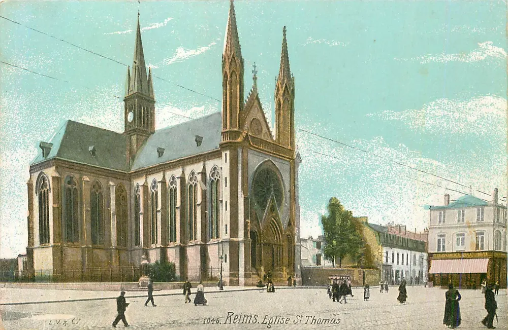 Reims — Igreja de São Tomé — L.M.R. C° - Frente