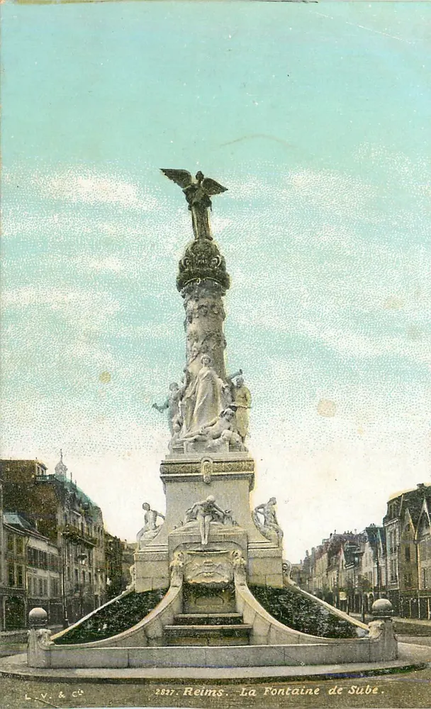 Reims — A Fonte de Subé — L.V. & Cie - Frente