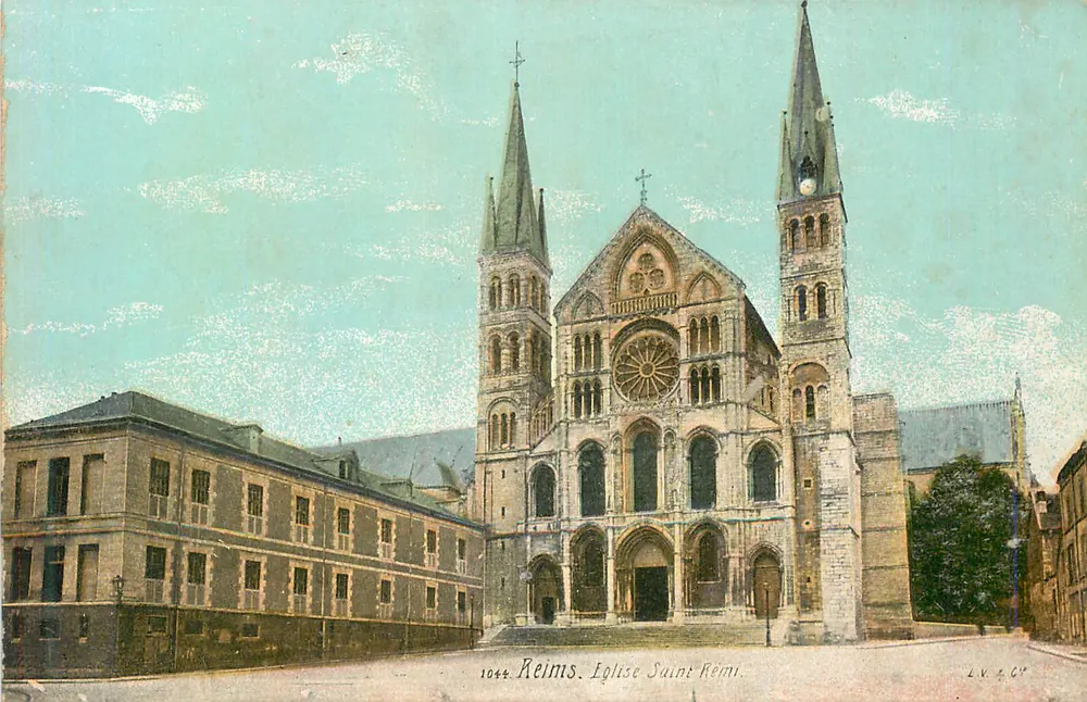 Reims — Igreja de São Remígio — LV. A. CY - Frente