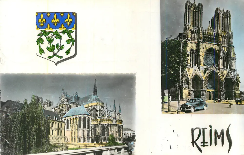 Reims — Kathedrale und Apse — Bilder Frankreichs 1644, Editions des Marronniers - Vorderseite