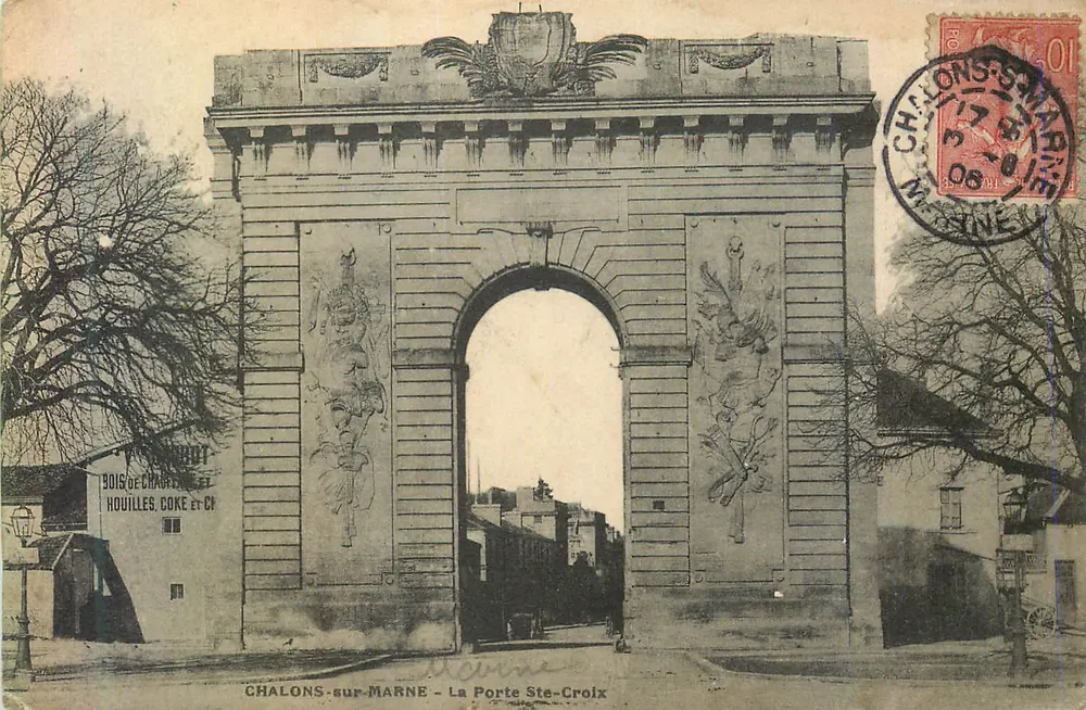 Chalons-sur-Marne — The Ste-Croix Gate — Publisher Houilles, Coke et Cie - Front