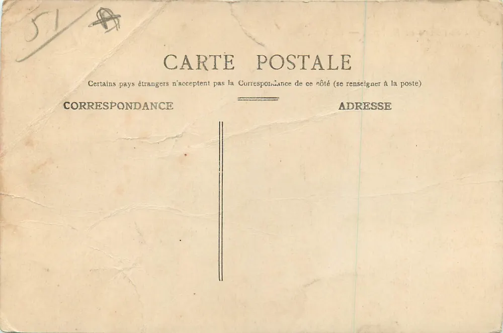 Environs de REIMS — La Vesle — Éditeur : 83. Environs de REIMS. — La Vesle - Verso