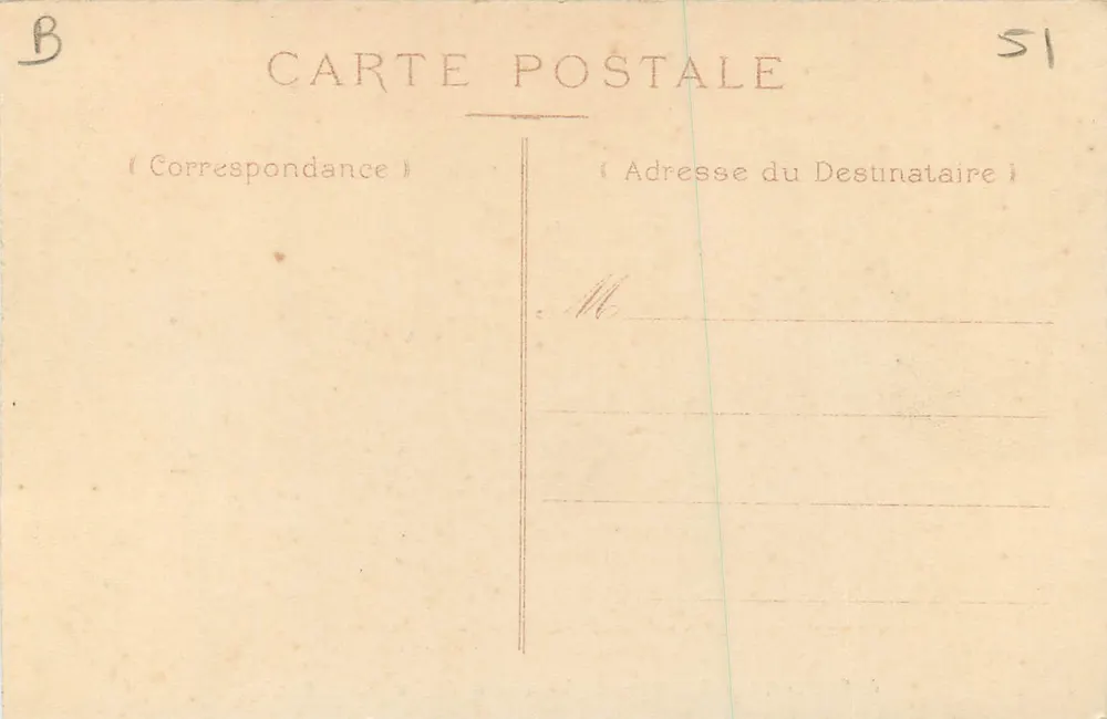 Châlons-sur-Marne — Ansicht des Theaters und der Kirche Notre-Dame — n°4 - Rückseite