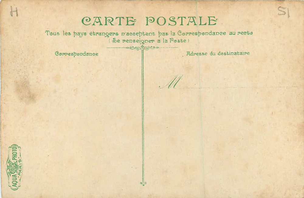 Reims — O Teatro — editor Z.K. & Cie, n° 1045 - Verso
