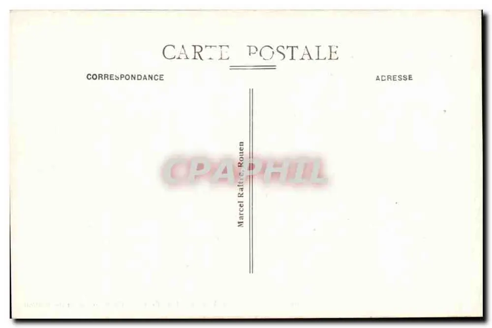 Rouen (S.-Inf.) - A Cour do Palácio de Justiça — Marcel Raltre, Rouen - Verso
