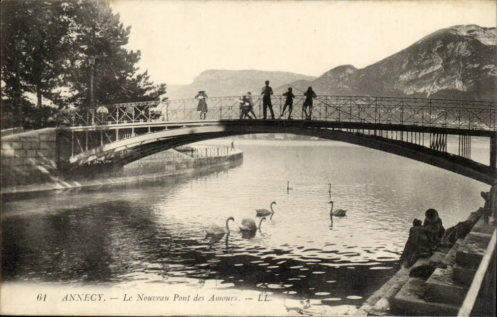 Annecy — Le Nouveau Pont des Amours — LL - Recto