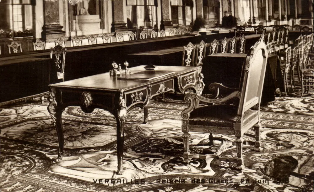 Versailles — Galerie der Spiegel — 28. Juni 1919 - Vorderseite