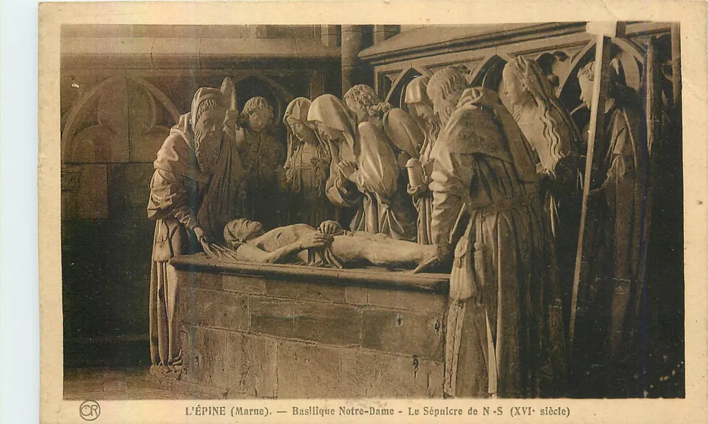 L'Épine (Marne) — Basilika Notre-Dame — Das Grab des Herrn (16. Jahrhundert) - Vorderseite