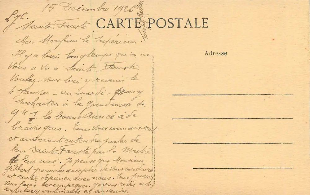 Sainte-Fauste (Indre) — Tumba del Renacimiento del siglo XVI — Coll. G. & fils Châteauroux - Reverso
