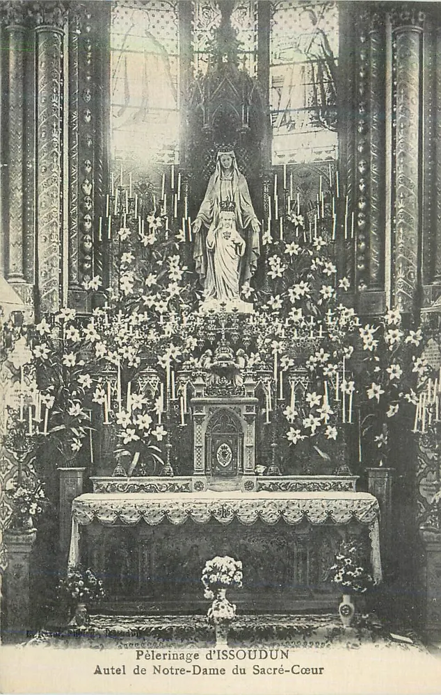 Pilgerreise nach ISSOUDUN — Altar der Notre-Dame du Sacré-Cœur — Verlag: L. Raboulet - Vorderseite