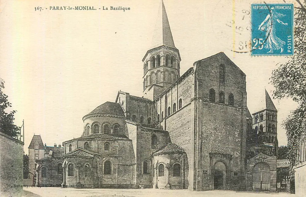 Paray-le-Monial - A Basílica — H. Bonamy, n° 367 - Frente