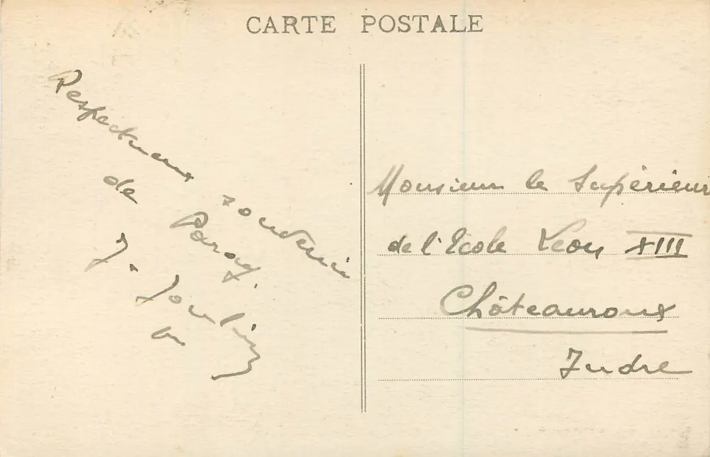 Paray-le-Monial - A Basílica — H. Bonamy, n° 367 - Verso