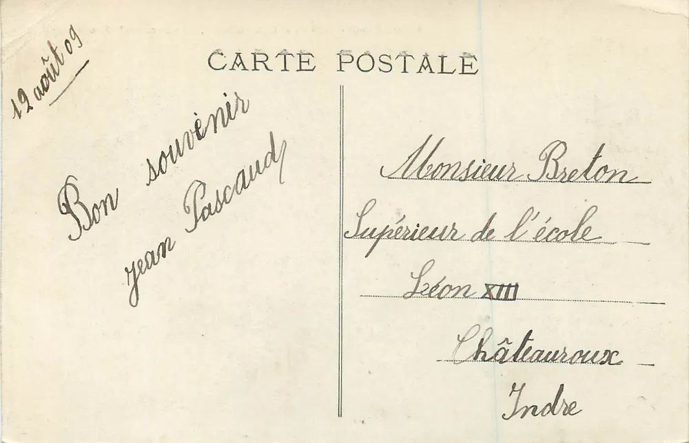LA BOURBOULE — Ansicht von der Roche-des-Fées — Puy-de-Dôme — 231 — Verleger: L'Auvergne - Rückseite