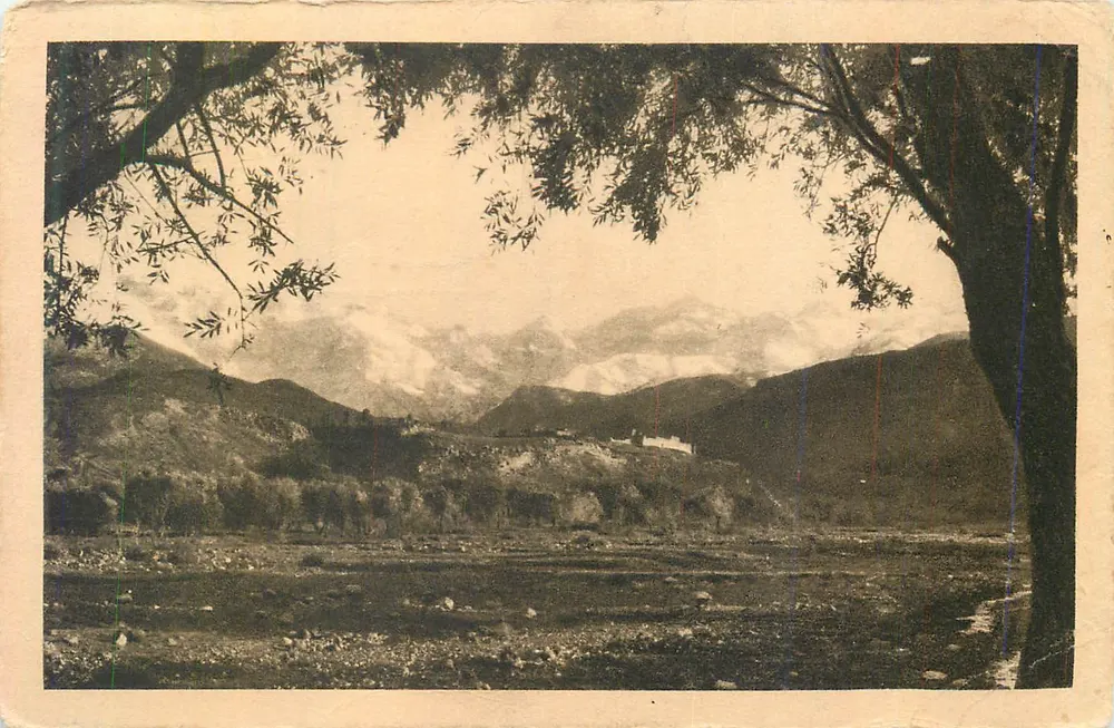 Der Große Atlas — Der Toubkal, 4.165 m. — Les Éditions d'Art FÉLIX, n°58 - Vorderseite