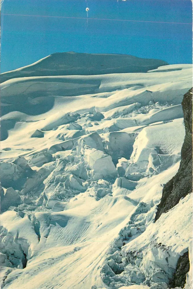 Jungfraujoch — vue depuis la station Eismeer — Photoglob-Wehrli AG, Zürich, n° 6237 - Recto