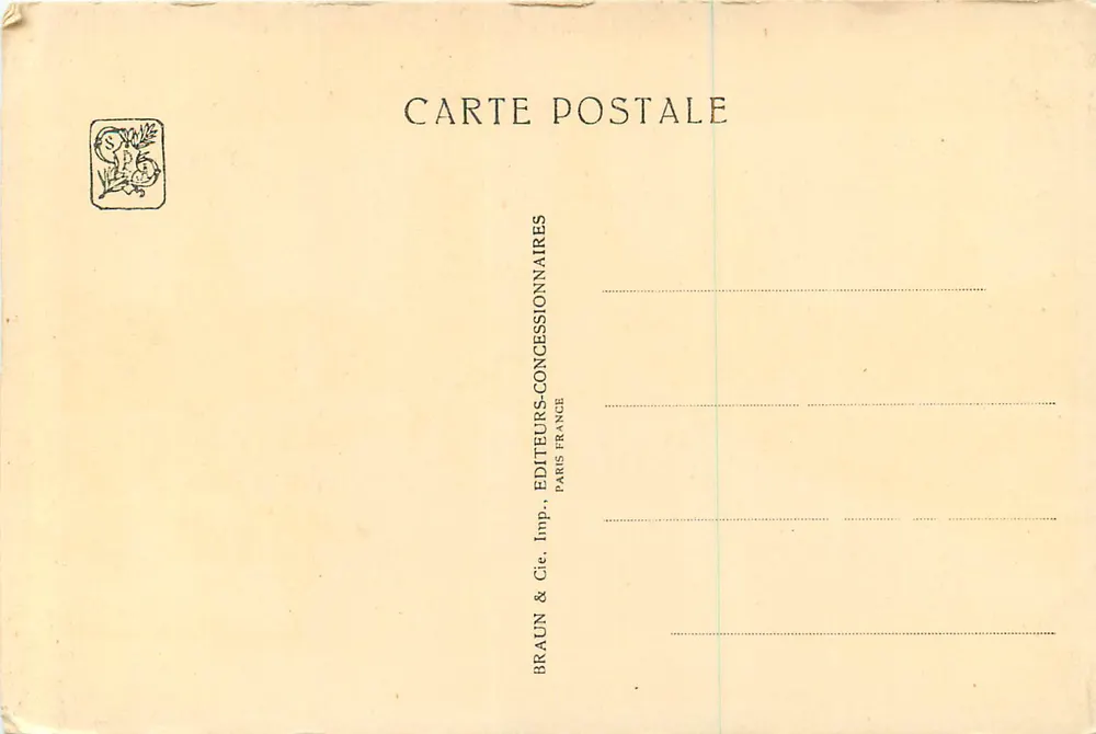 Pavillon des Missions Protestantes — Exposition Coloniale Internationale — Paris 1931 — H. Chauquet Architecte - Verso