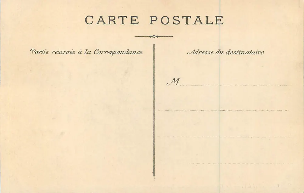 Chantilly — O Castelo — Fachada Sudoeste — LL. - Verso