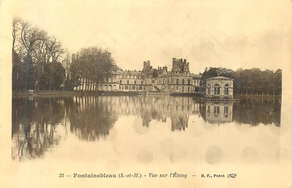 Fontainebleau (S.-et-M.) - Ansicht des Sees — B. F., PARIS - Vorderseite