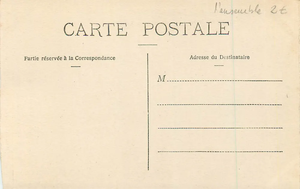 Lago de Annecy — Castelo de Menthon — Editor não identificado - Verso