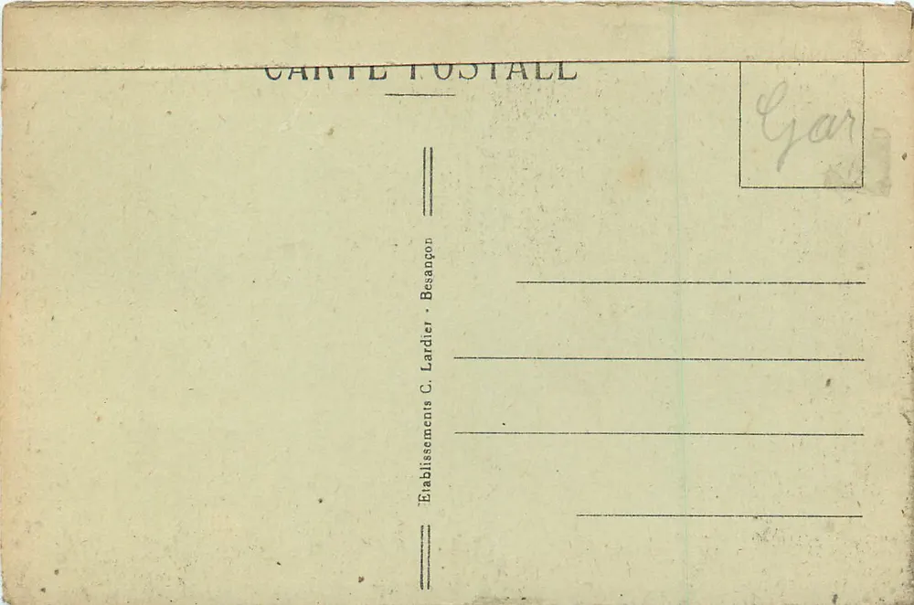 Thann — Igreja de São Thiébaut — A Pietá — C-L-B 23357 - Verso