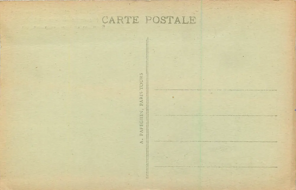 Loches (Loir-et-Cher) - Château Royal - Façade Renaissance - A. P. - Verso