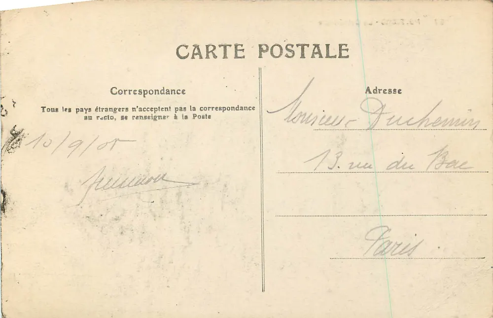 Poitiers - De Kathedraal — onbekende uitgever, n° 97 - Achterkant