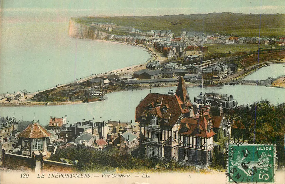 Le Tréport-Mers — Vista Geral — LL. — N° 180 - Frente
