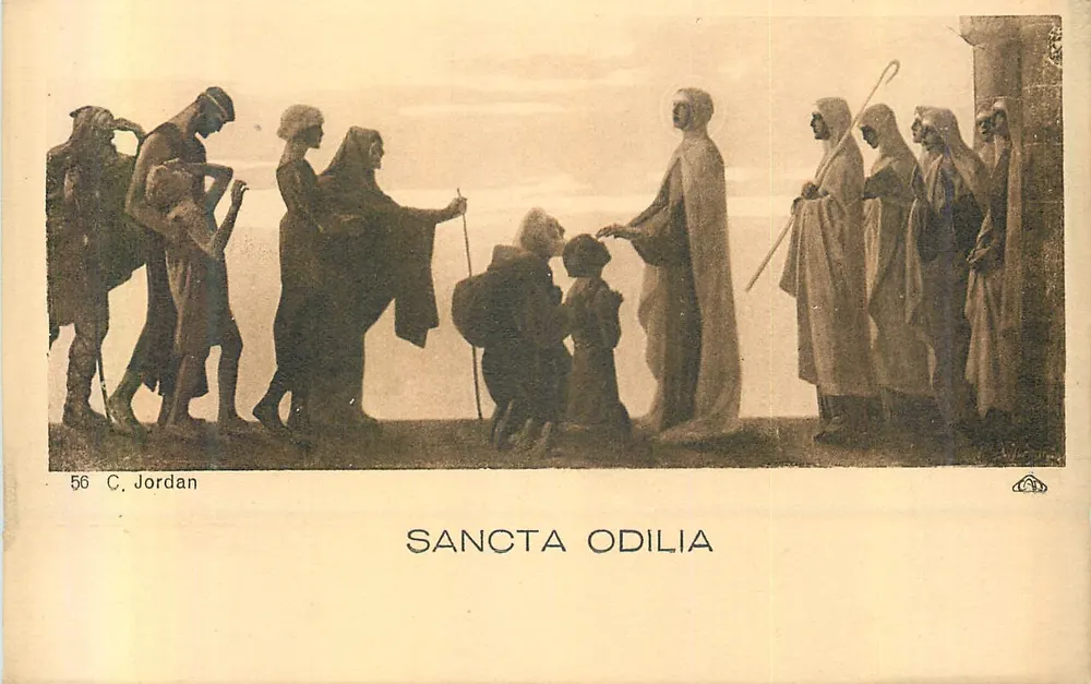 Santa Odilia — Santa Odile — C. Jordan n°56 - Recto