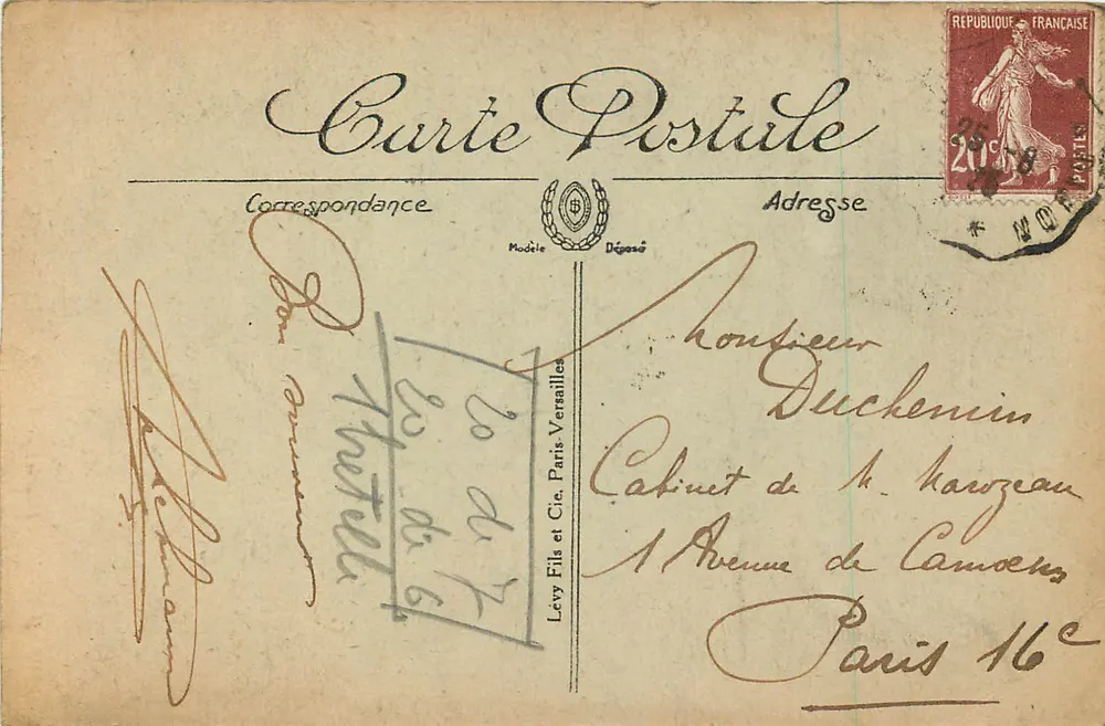 Dijon — O Hotel de Vogué — I.L. — n° 110 - Verso
