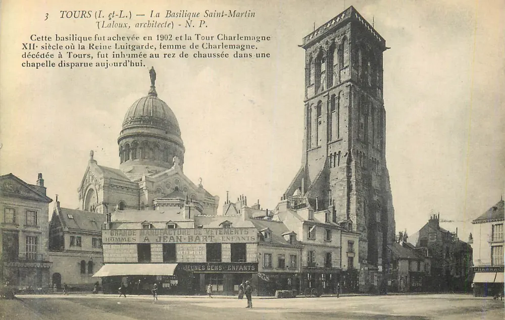 Tours (Loire-et-Cher) — Die Basilika Saint-Martin — Laloux, Architekt — N. P. - Vorderseite
