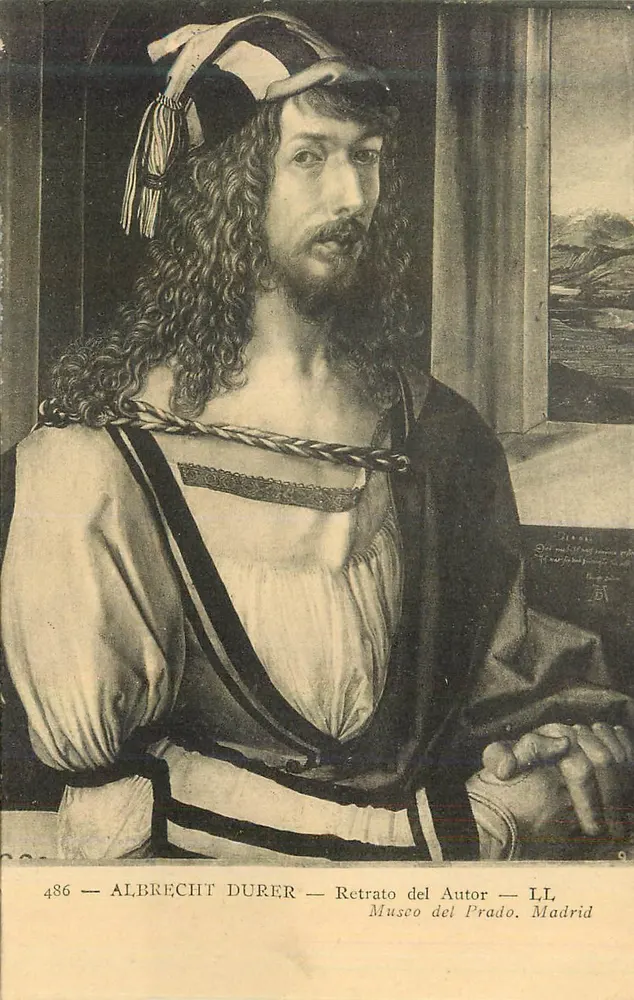 Albrecht Dürer — Portrait des Autors — Museo del Prado, Madrid - Vorderseite