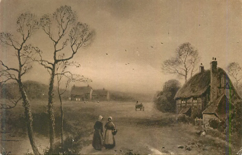 Cena de campo — duas mulheres e um carruagem — editor Lepograivre, n° 18146 - Frente