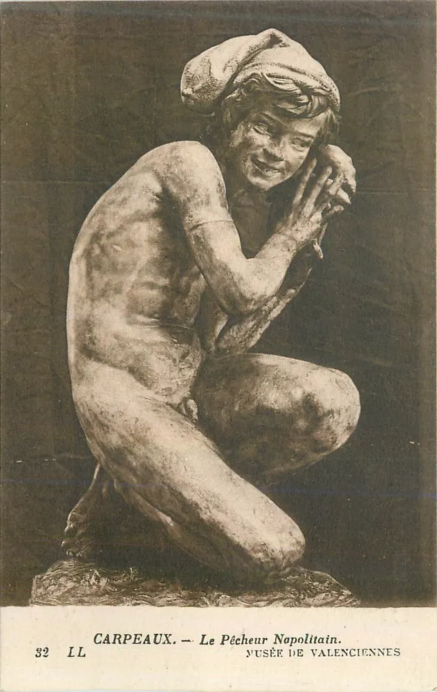 Der Neapolitaner Fischer — Skulptur von Carpeaux — Musée de Valenciennes - Vorderseite