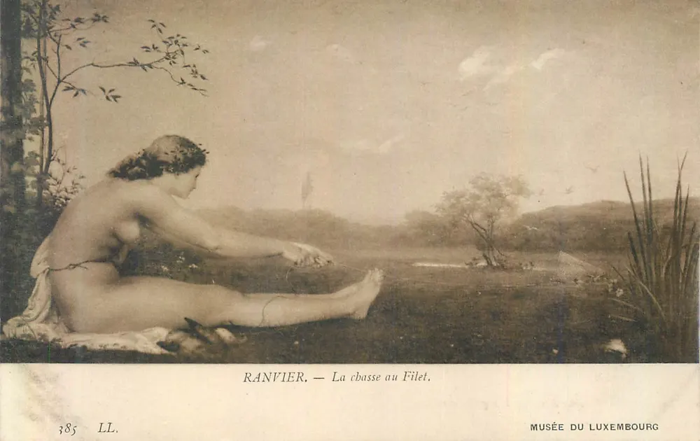 Ranvier — La chasse au Filet — Musée du Luxembourg - Recto