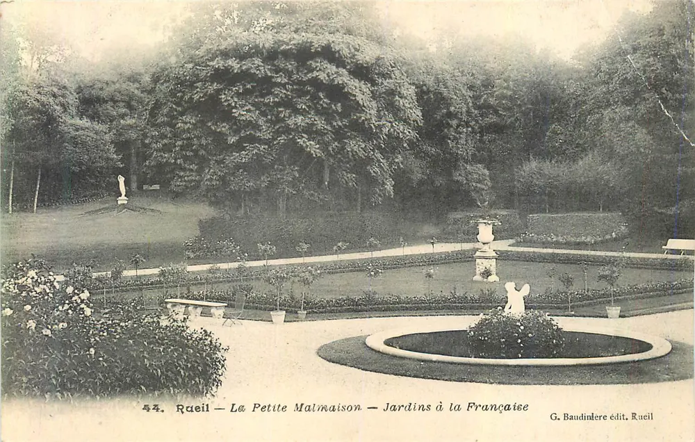 Rueil - La Petite Malmaison - Jardins à la Française — G. Baudinère édit. Rueil - Vorderseite