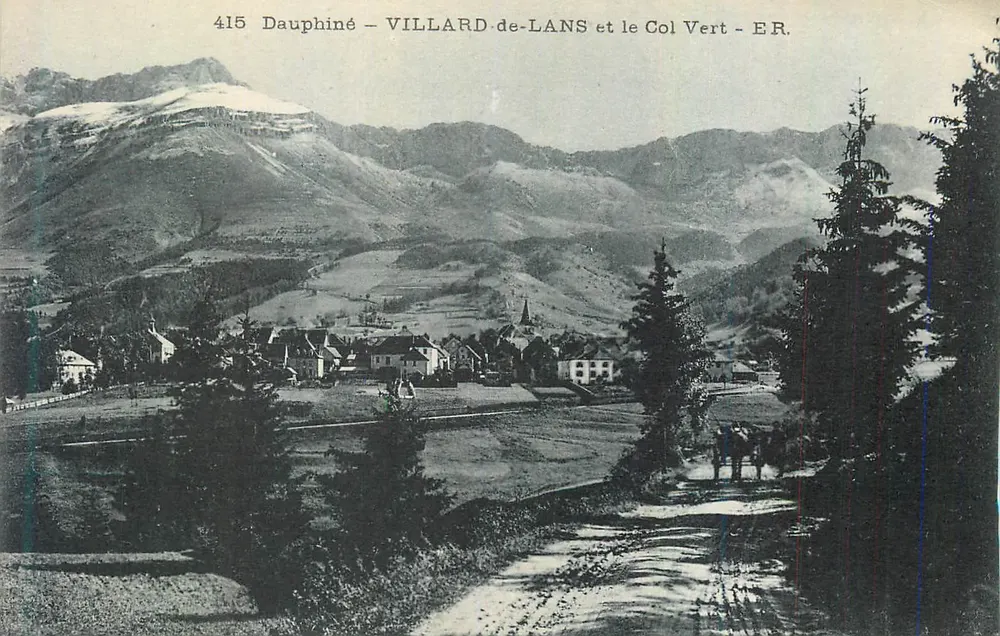 Villard-de-Lans en het Col Vert — Dauphiné — Uitgever ER. - Voorkant