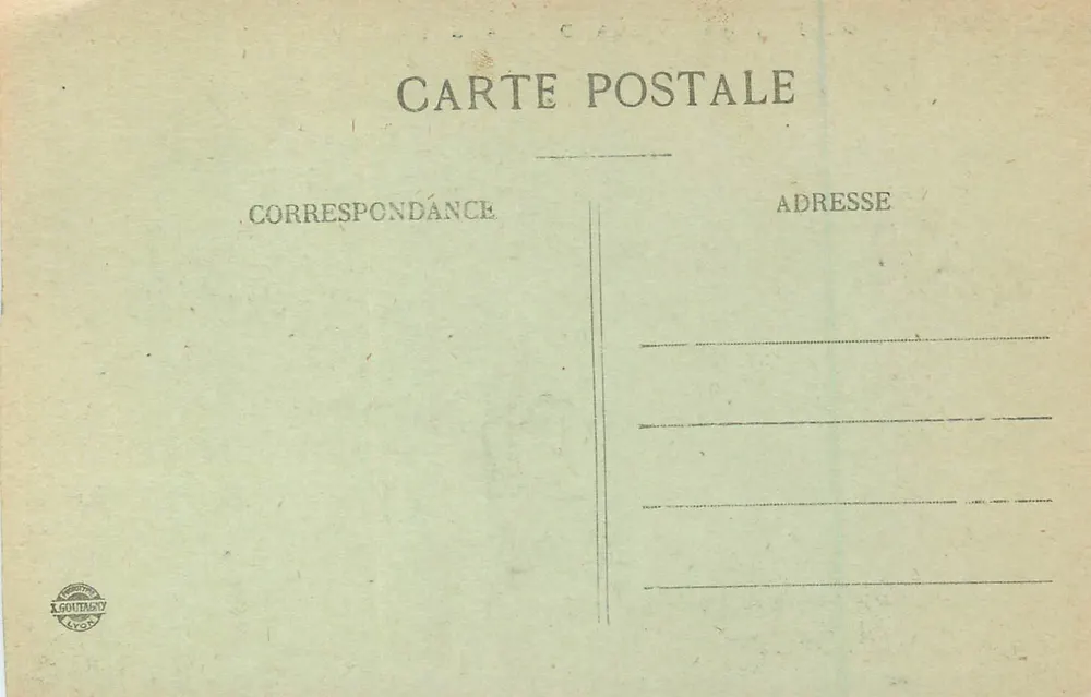 Villard-de-Lans en het Col Vert — Dauphiné — Uitgever ER. - Achterkant