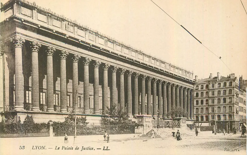 LYON — Pałac Sądowy — LL. — SELECTA - Awers