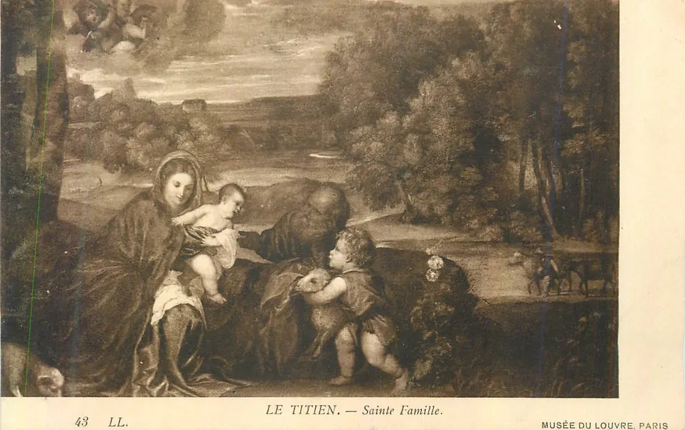 Le Titien — Sainte Famille — Musée du Louvre, Paris - Recto