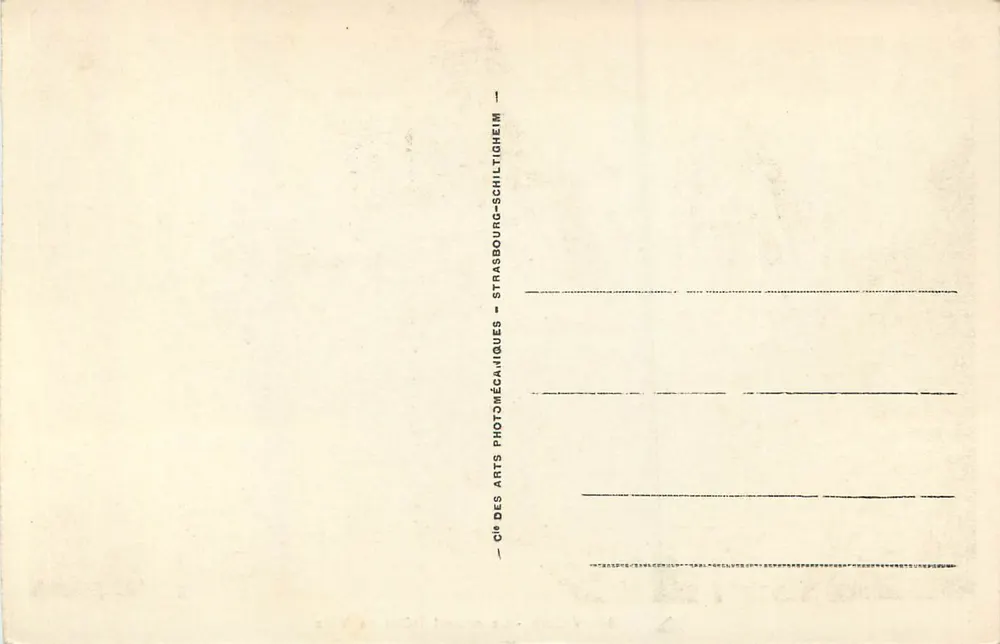 Vichy - Le nouvel Hôtel de Ville — éditeur Cie des Arts Photomécaniques, n° 183 - Verso