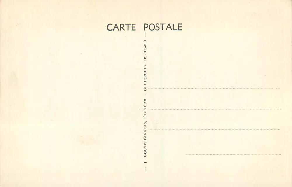 Vichy — Praça da Estação — G. D'O. 88 - Verso