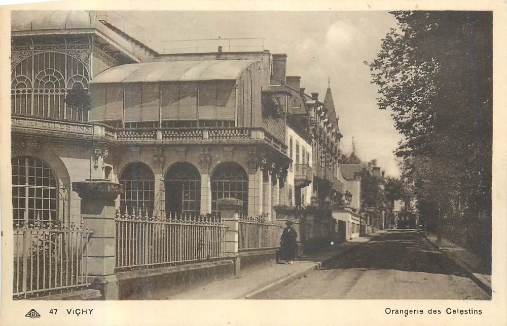Orangerie der Celestinen — Vichy — uitgever GIE des Arts Photomécaniques, Straßburg - Voorkant