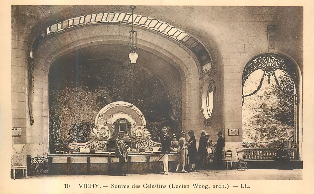 Vichy — Źródło Celestynów (Lucien Woog, arch.) — LL. - Awers