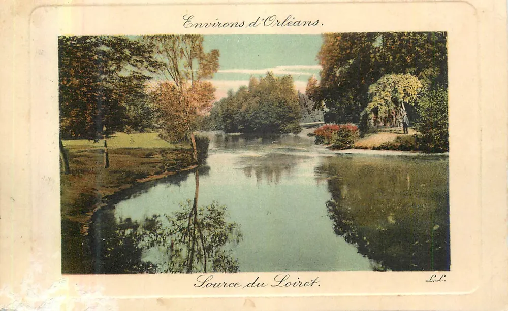 Fonte do Loiret — Arredores de Orléans — L.L. - Frente