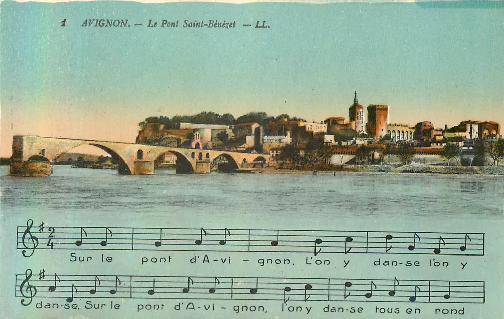 Avignon — O Ponte Saint-Bénézet — LL - Frente