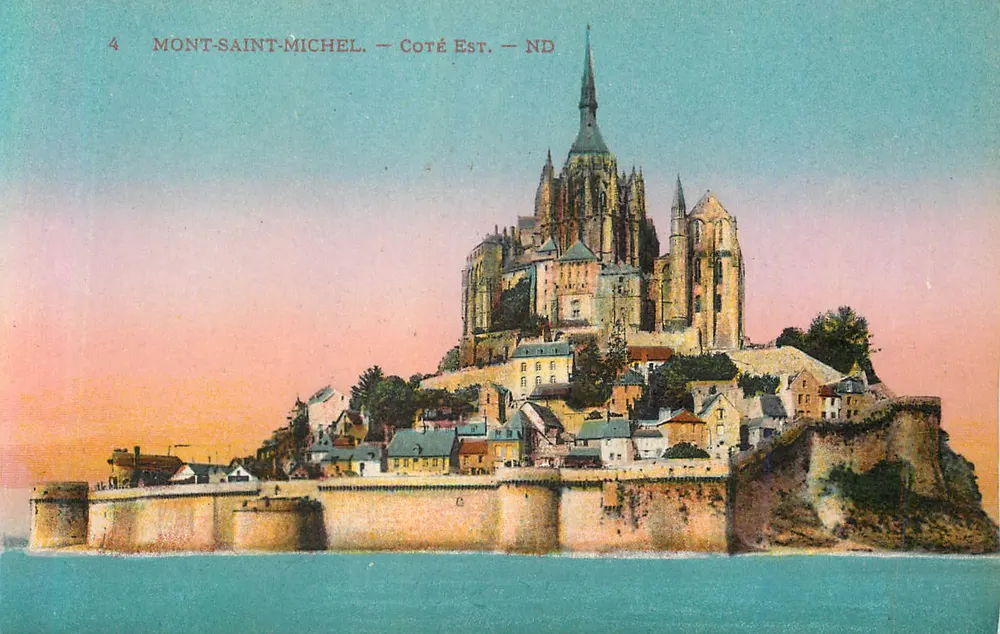 Mont-Saint-Michel — Lado Leste — ND - Frente