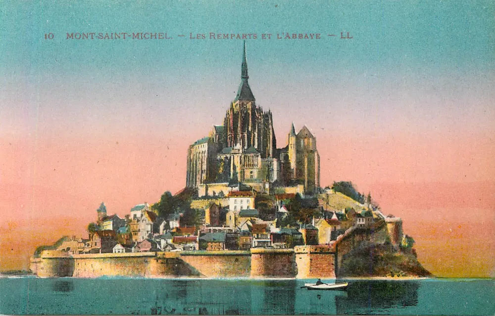 Mont-Saint-Michel — Die Mauern und die Abtei — LL - Vorderseite