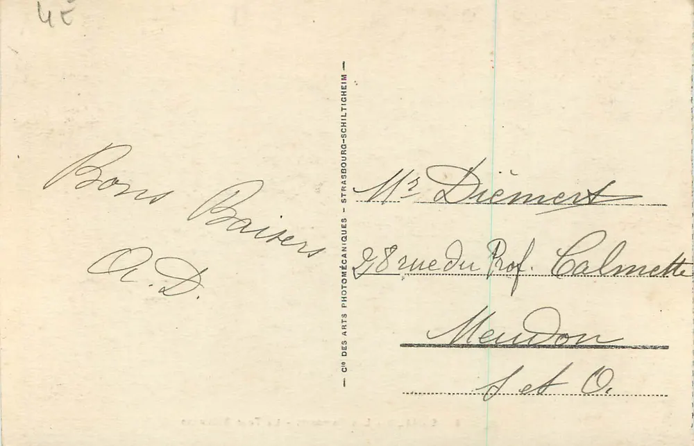 St-Malo - Die Mauern - Die Bidouane-Turm — Verlag A.P. n°8 - Rückseite