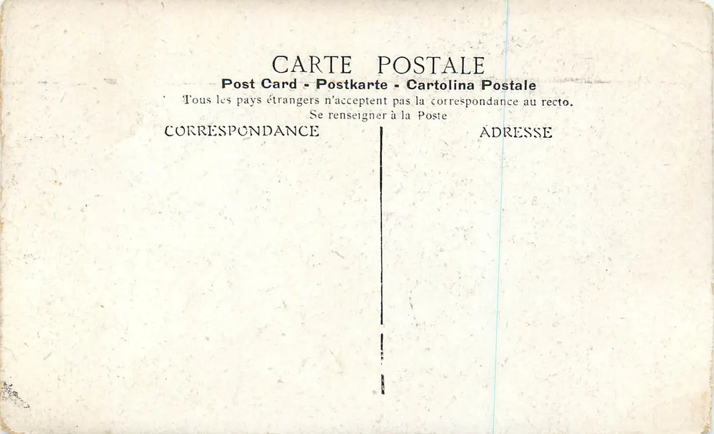 Le Ciel — théâtre décoré en style gothique avec mascarons et lune — éditeur IMPRIMÉ SUR LA CARTE : MONTMARTRE - Verso
