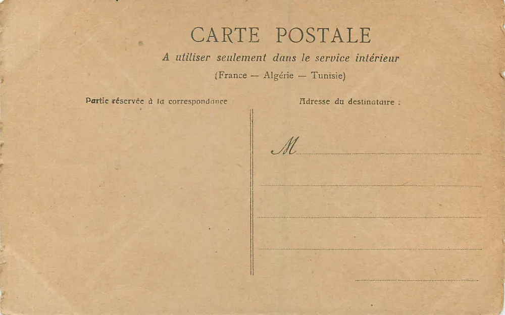 Bébé près d'un grand vase de fleurs — PRINTANIA, éditeur à Paris - Verso